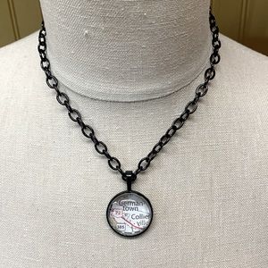 GERMANTOWN/COLLIERVILLE TENNESSEE MAP NECKLACE